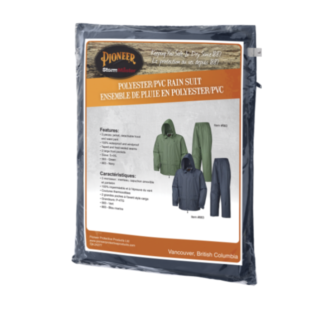 Polyester/PVC Rain Suit - Image 2