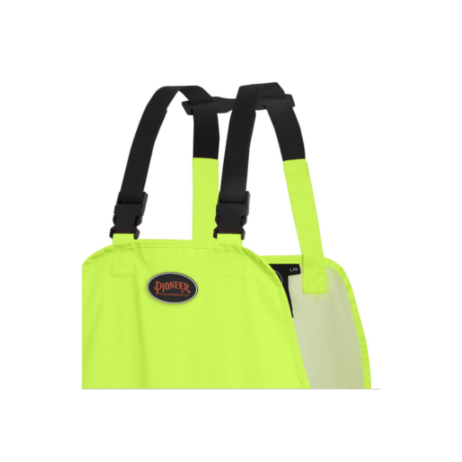 The Rock Hi-Vis PU-Coated 300D Oxford Poly Bib Pants - Image 2