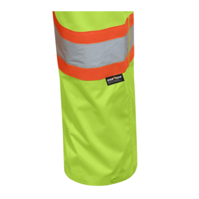 The Rock Hi-Vis PU-Coated 300D Oxford Poly Bib Pants - Image 3