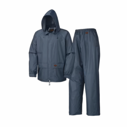 Waterproof Polyester/PVC 2-Piece Rain Suit