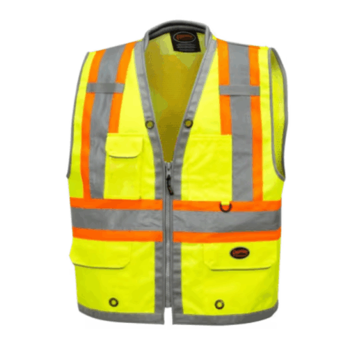 Hi-Vis Mesh-Back Surveyor's Safety Vest
