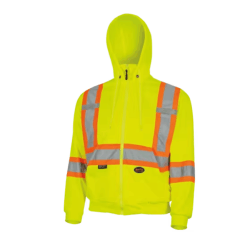 Hi-Vis Microfleece Zip Hoodie