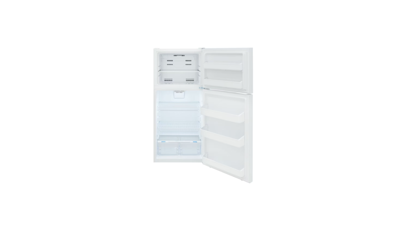 Frigidaire 29.5-inch 18 Cu. Ft. Garage Ready Top Freezer Refrigerator in White - Image 2